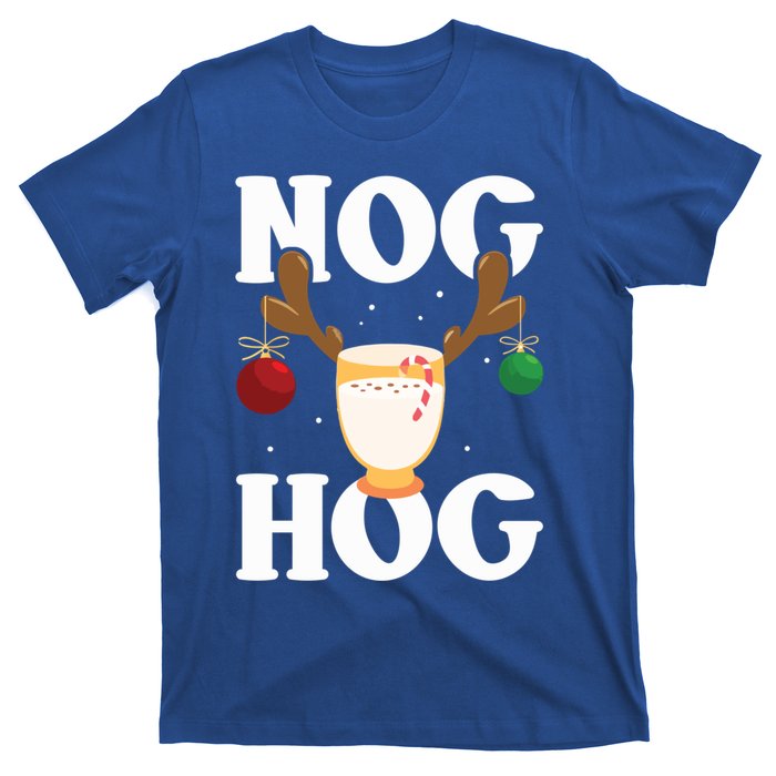 Nog Hog National Eggnog Day Egg Nog Christmas Holiday Great Gift T-Shirt