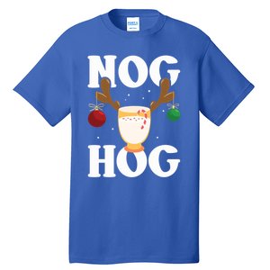 Nog Hog National Eggnog Day Egg Nog Christmas Holiday Great Gift Tall T-Shirt