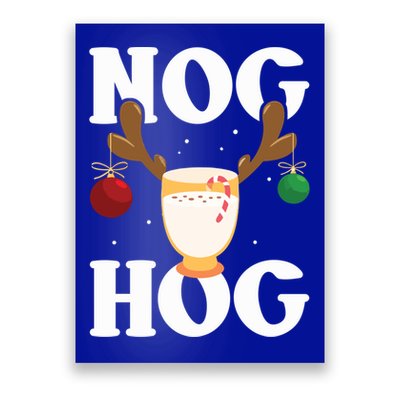 Nog Hog National Eggnog Day Egg Nog Christmas Holiday Great Gift Poster