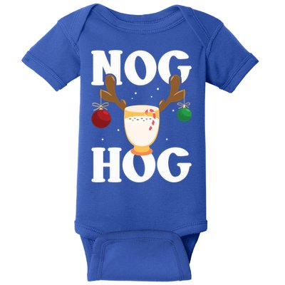 Nog Hog National Eggnog Day Egg Nog Christmas Holiday Great Gift Baby Bodysuit