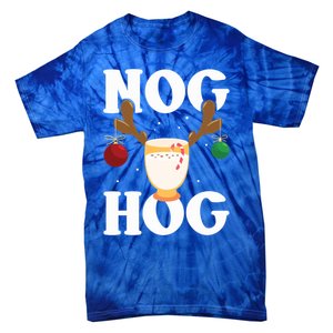 Nog Hog National Eggnog Day Egg Nog Christmas Holiday Great Gift Tie-Dye T-Shirt