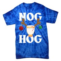 Nog Hog National Eggnog Day Egg Nog Christmas Holiday Great Gift Tie-Dye T-Shirt