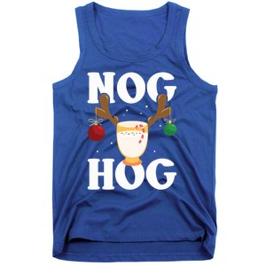 Nog Hog National Eggnog Day Egg Nog Christmas Holiday Great Gift Tank Top