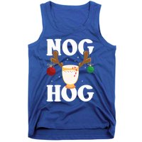 Nog Hog National Eggnog Day Egg Nog Christmas Holiday Great Gift Tank Top