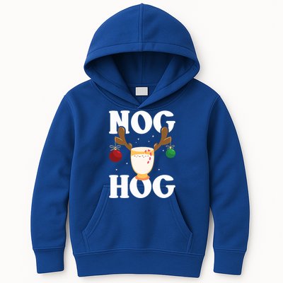 Nog Hog National Eggnog Day Egg Nog Christmas Holiday Great Gift Kids Hoodie