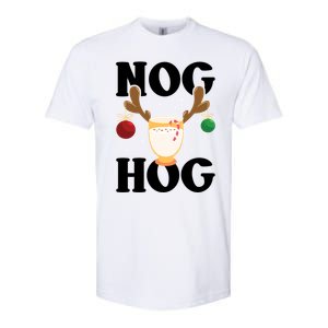 Nog Hog National Eggnog Day Egg Nog Christmas Holiday Great Gift Softstyle CVC T-Shirt