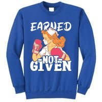 Nursing Hospital Nurse Earned Not Given Nurse Great Gift Sweatshirt