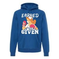 Nursing Hospital Nurse Earned Not Given Nurse Great Gift Premium Hoodie