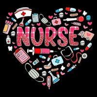Nurse Heart Nursing Hospital Gift Apron