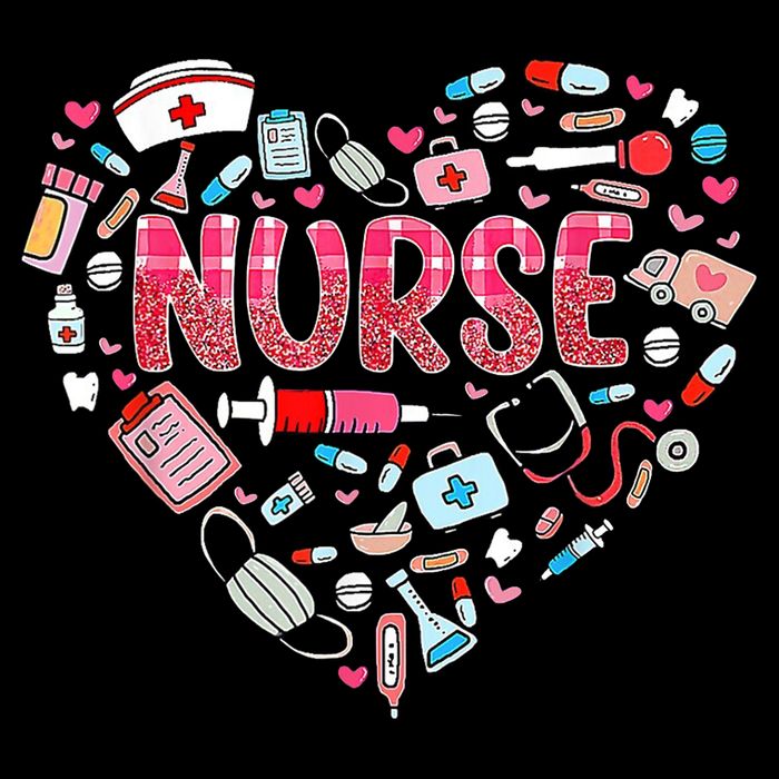 Nurse Heart Nursing Hospital Gift Apron