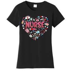 Nurse Heart Nursing Hospital Gift Women's T-Shirt