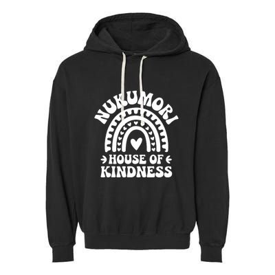 Nukumori House Of Kindness Boho Heart Rainbow Garment-Dyed Fleece Hoodie