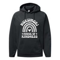 Nukumori House Of Kindness Boho Heart Rainbow Performance Fleece Hoodie