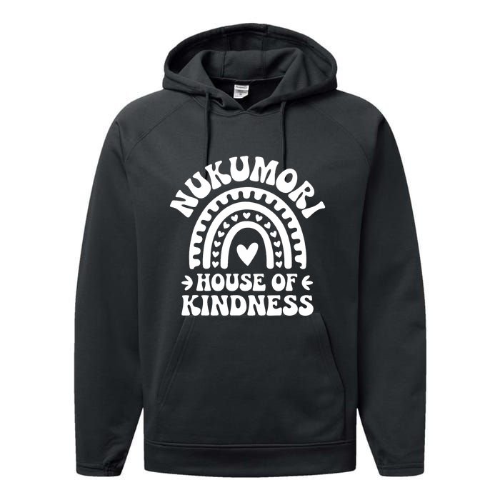 Nukumori House Of Kindness Boho Heart Rainbow Performance Fleece Hoodie