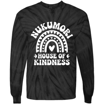 Nukumori House Of Kindness Boho Heart Rainbow Tie-Dye Long Sleeve Shirt