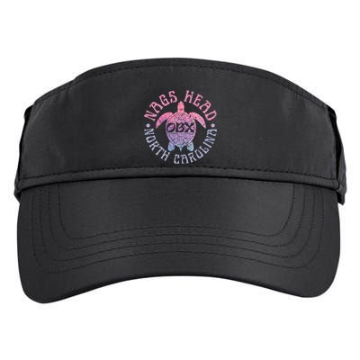 Nags Head Outer Banks North Carolina OBX Sea Turtle Vintage Adult Drive Performance Visor
