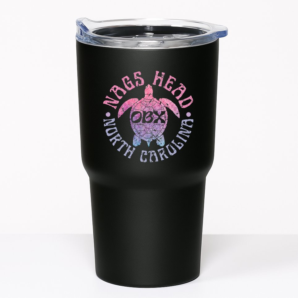 Nags Head Outer Banks North Carolina OBX Sea Turtle Vintage Tumbler