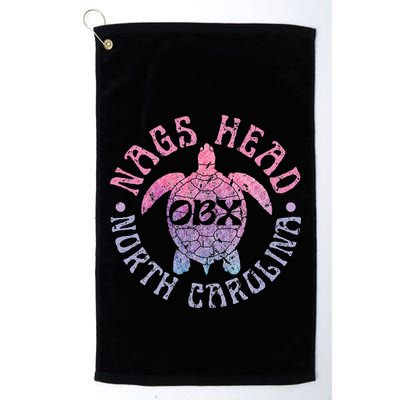 Nags Head Outer Banks North Carolina OBX Sea Turtle Vintage Golf Towel