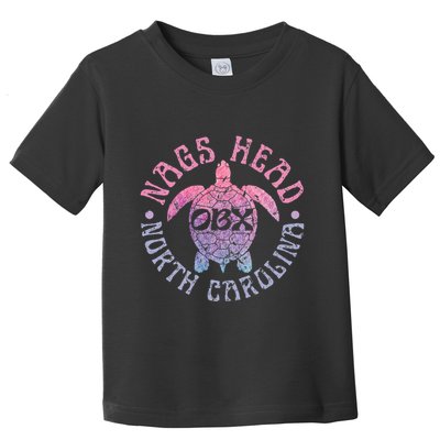 Nags Head Outer Banks North Carolina OBX Sea Turtle Vintage Toddler T-Shirt