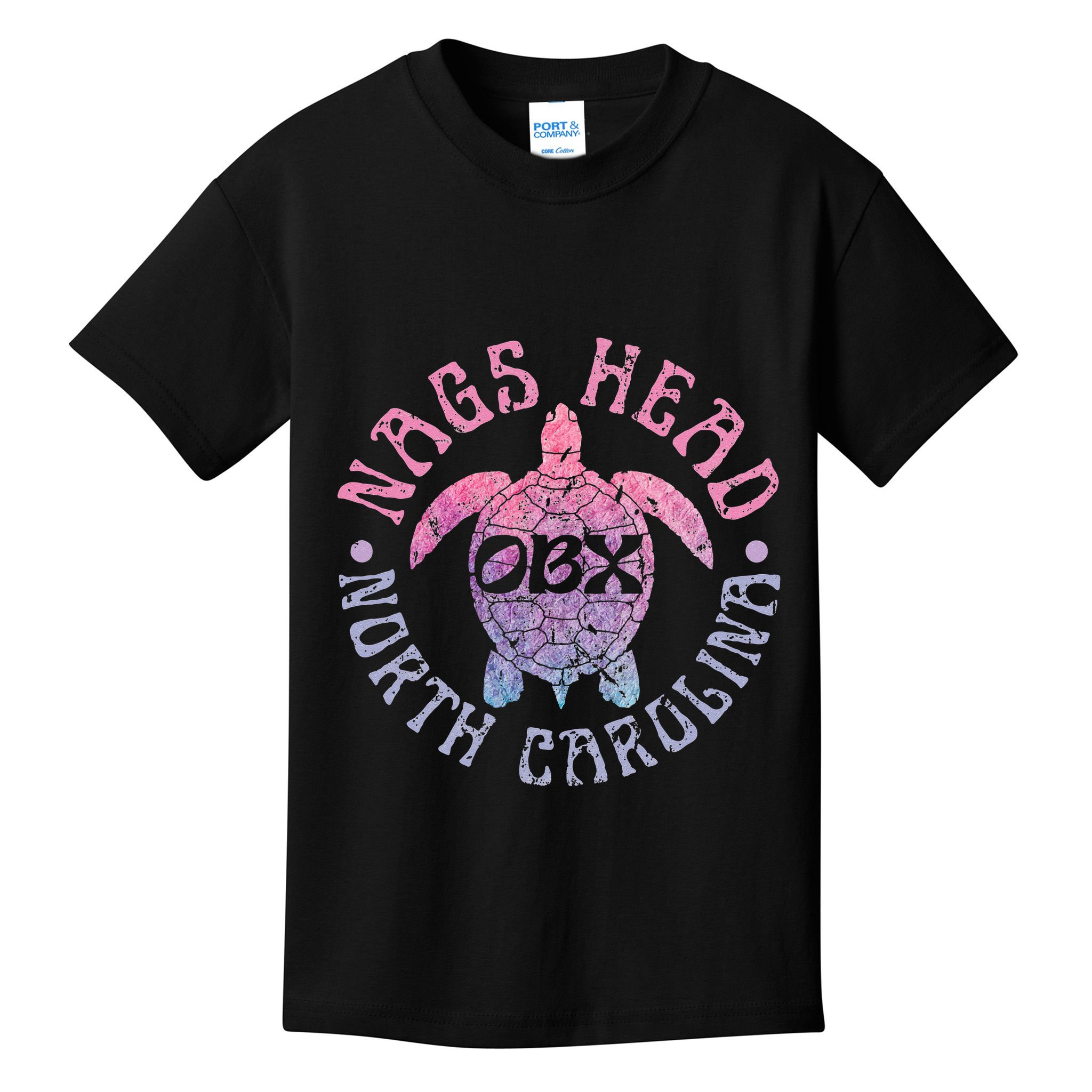 Nags Head Outer Banks North Carolina OBX Sea Turtle Vintage Kids T-Shirt