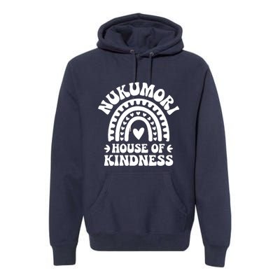 Nukumori House Of Kindness Boho Heart Rainbow Premium Hoodie