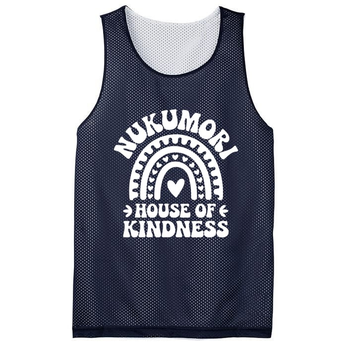 Nukumori House Of Kindness Boho Heart Rainbow Mesh Reversible Basketball Jersey Tank