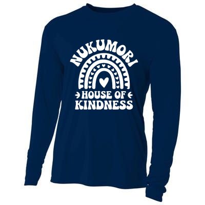 Nukumori House Of Kindness Boho Heart Rainbow Cooling Performance Long Sleeve Crew