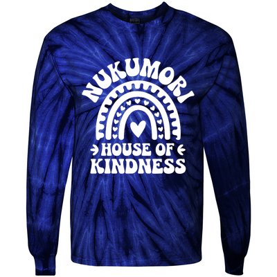 Nukumori House Of Kindness Boho Heart Rainbow Tie-Dye Long Sleeve Shirt