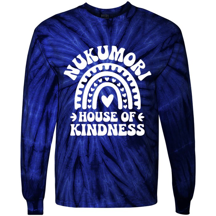 Nukumori House Of Kindness Boho Heart Rainbow Tie-Dye Long Sleeve Shirt