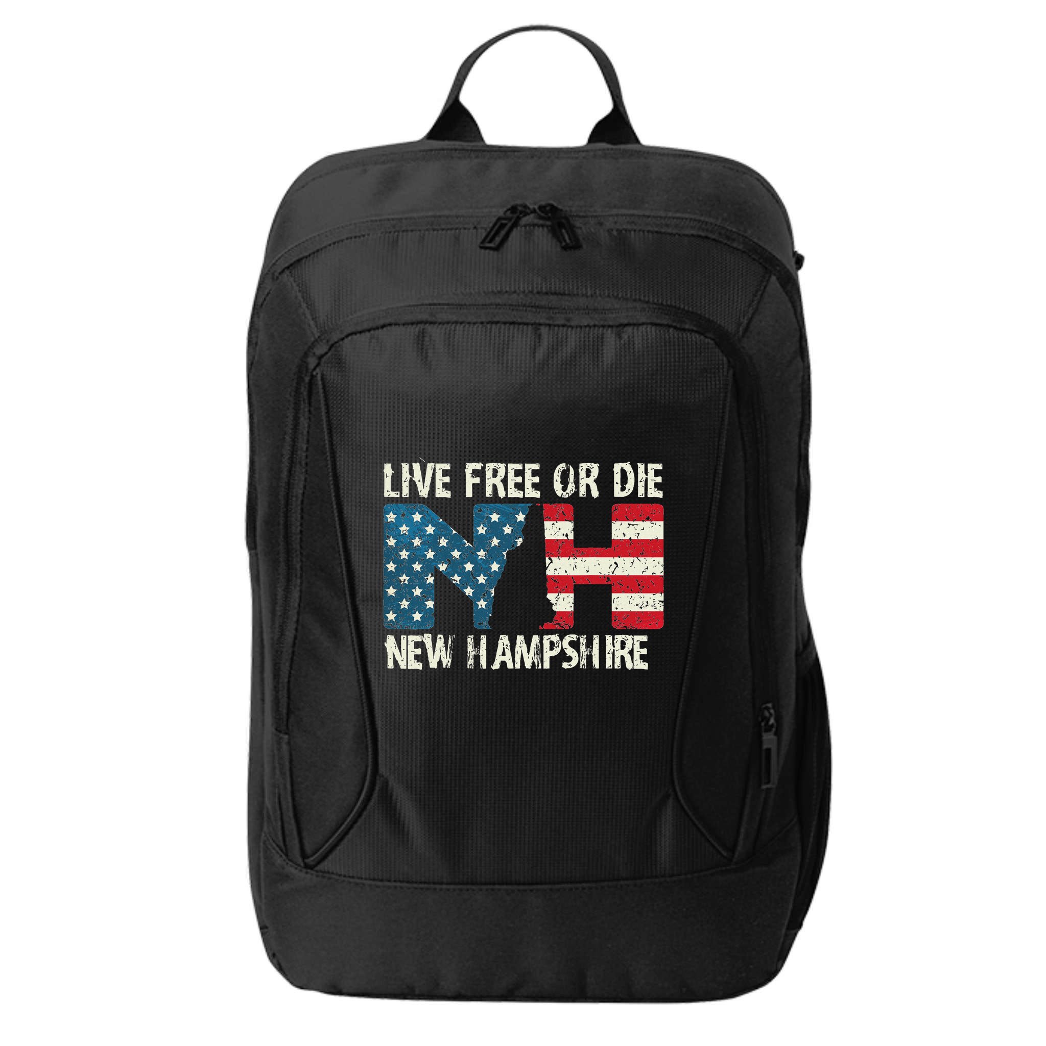 New Hampshire Patriotic Live Free Or Die City Backpack