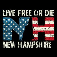 New Hampshire Patriotic Live Free Or Die Womens Tank Top