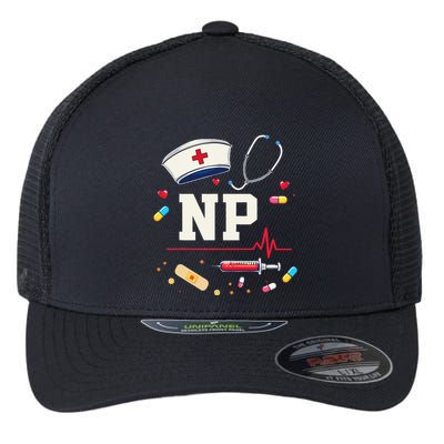 Np Healthcare Professional Gift Np Nurse Practitioner Pride Flexfit Unipanel Trucker Cap