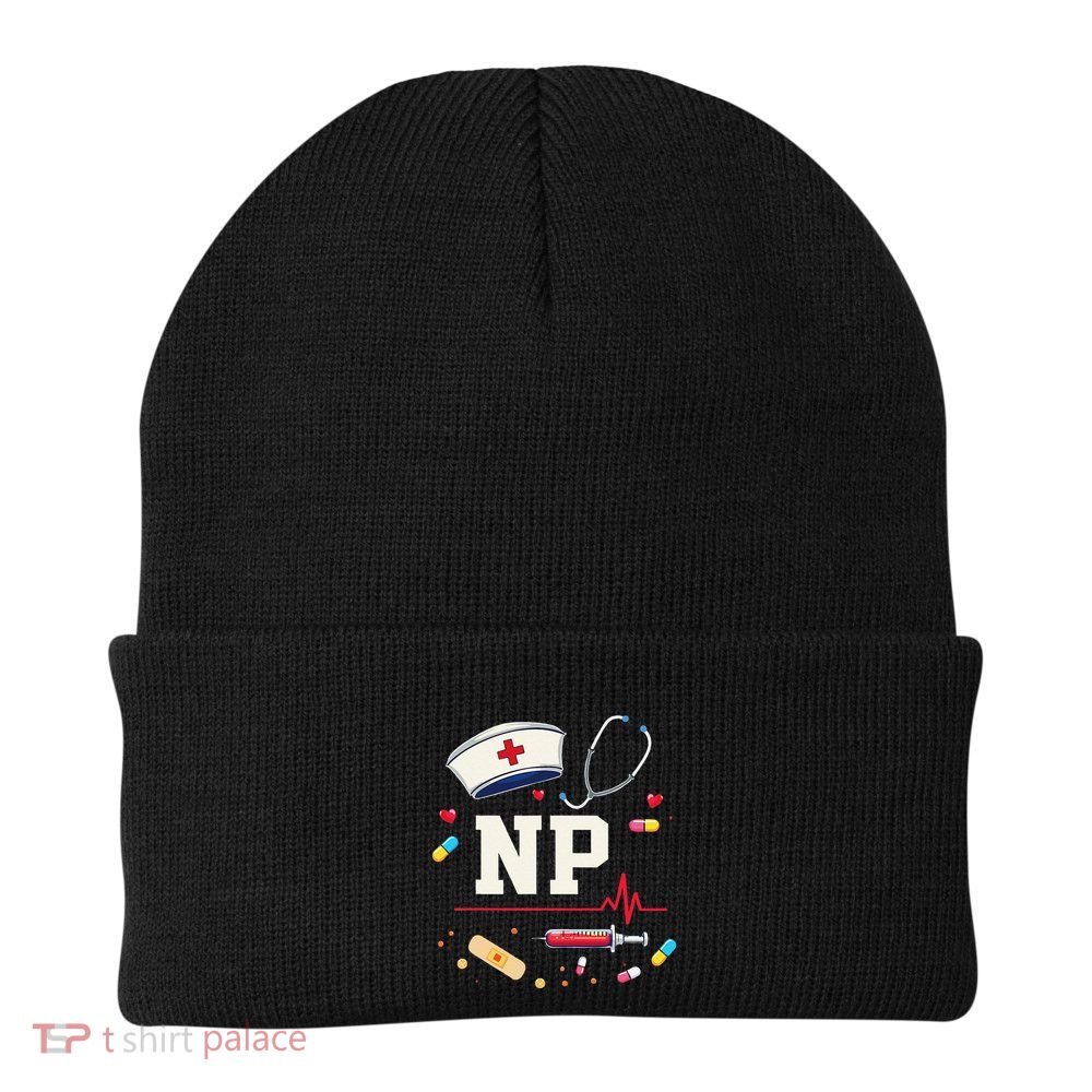 Np Healthcare Professional Gift Np Nurse Practitioner Pride Beanie