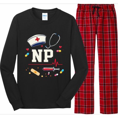 Np Healthcare Professional Gift Np Nurse Practitioner Pride Long Sleeve Pajama Set