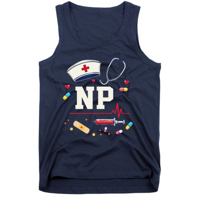 Np Healthcare Professional Gift Np Nurse Practitioner Pride Tank Top