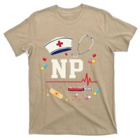 Np Healthcare Professional Gift Np Nurse Practitioner Pride T-Shirt