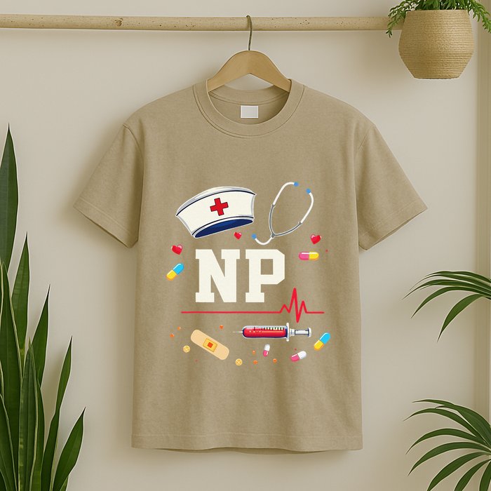 Np Healthcare Professional Gift Np Nurse Practitioner Pride T-Shirt