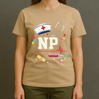 Np Healthcare Professional Gift Np Nurse Practitioner Pride T-Shirt