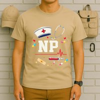 Np Healthcare Professional Gift Np Nurse Practitioner Pride T-Shirt