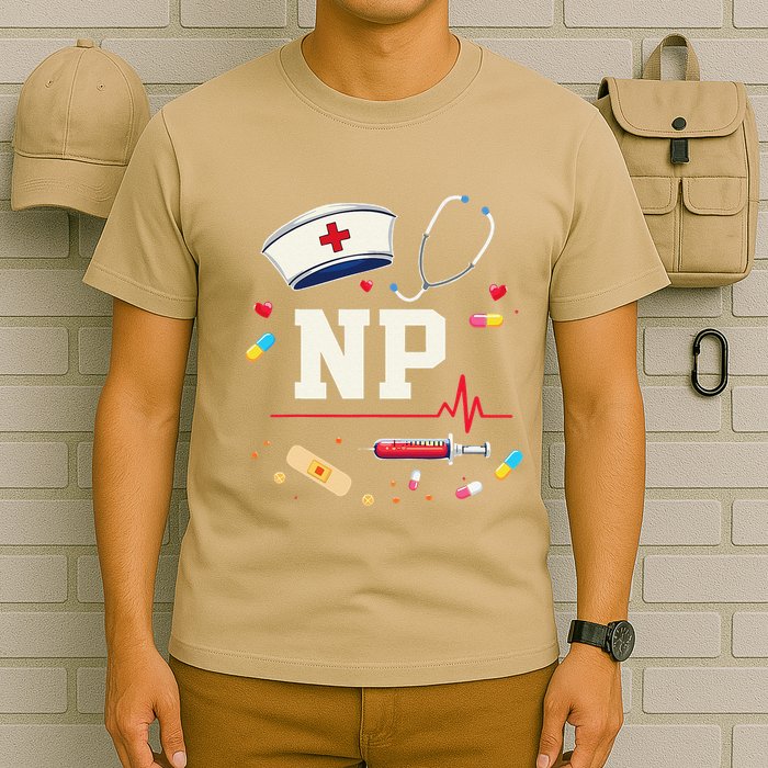Np Healthcare Professional Gift Np Nurse Practitioner Pride T-Shirt
