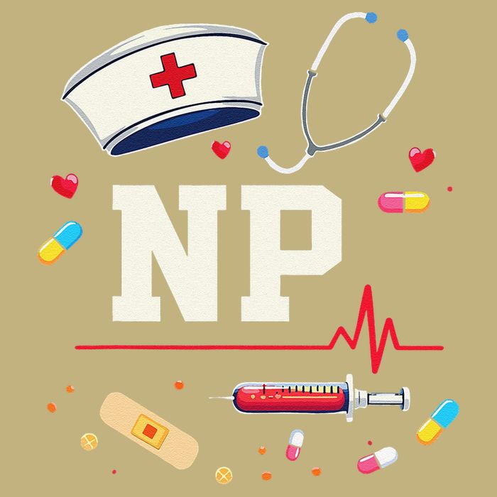 Np Healthcare Professional Gift Np Nurse Practitioner Pride T-Shirt