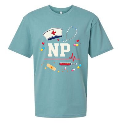 Np Healthcare Professional Gift Np Nurse Practitioner Pride Sueded Cloud Jersey T-Shirt