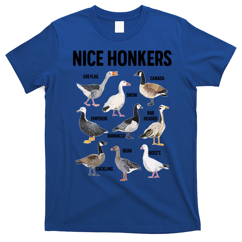 Nice Honker Pun Adult Joke Funny Bird Lover Birdwatcher Gift T-Shirt