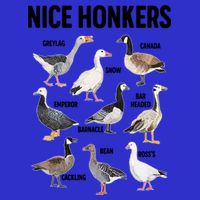 Nice Honker Pun Adult Joke Funny Bird Lover Birdwatcher Gift Zip Tote Bag