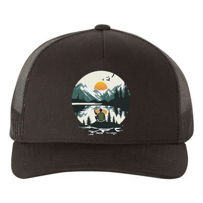 Nature Happy Place Yupoong Adult 5-Panel Trucker Hat