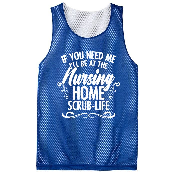 Nursing Homes Retiret Homes Caregiver Nursing Assistant Funny Gift Mesh Reversible Basketball Jersey Tank