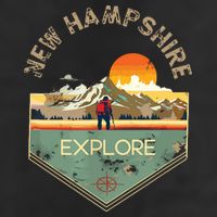 New Hampshire Retro Vintage Hiking Apparel Souvenir Beanie