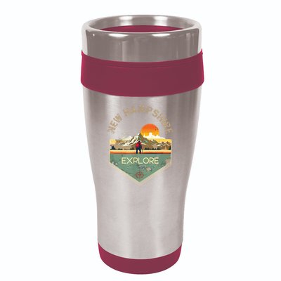 New Hampshire Retro Vintage Hiking Apparel Souvenir 16oz Travel Tumbler