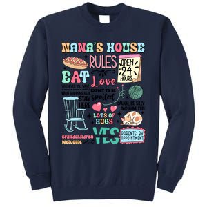 Nanas House Rules Expect To Be Spoiled Tall Sweatshirt