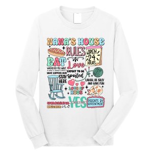 Nanas House Rules Expect To Be Spoiled Long Sleeve Shirt